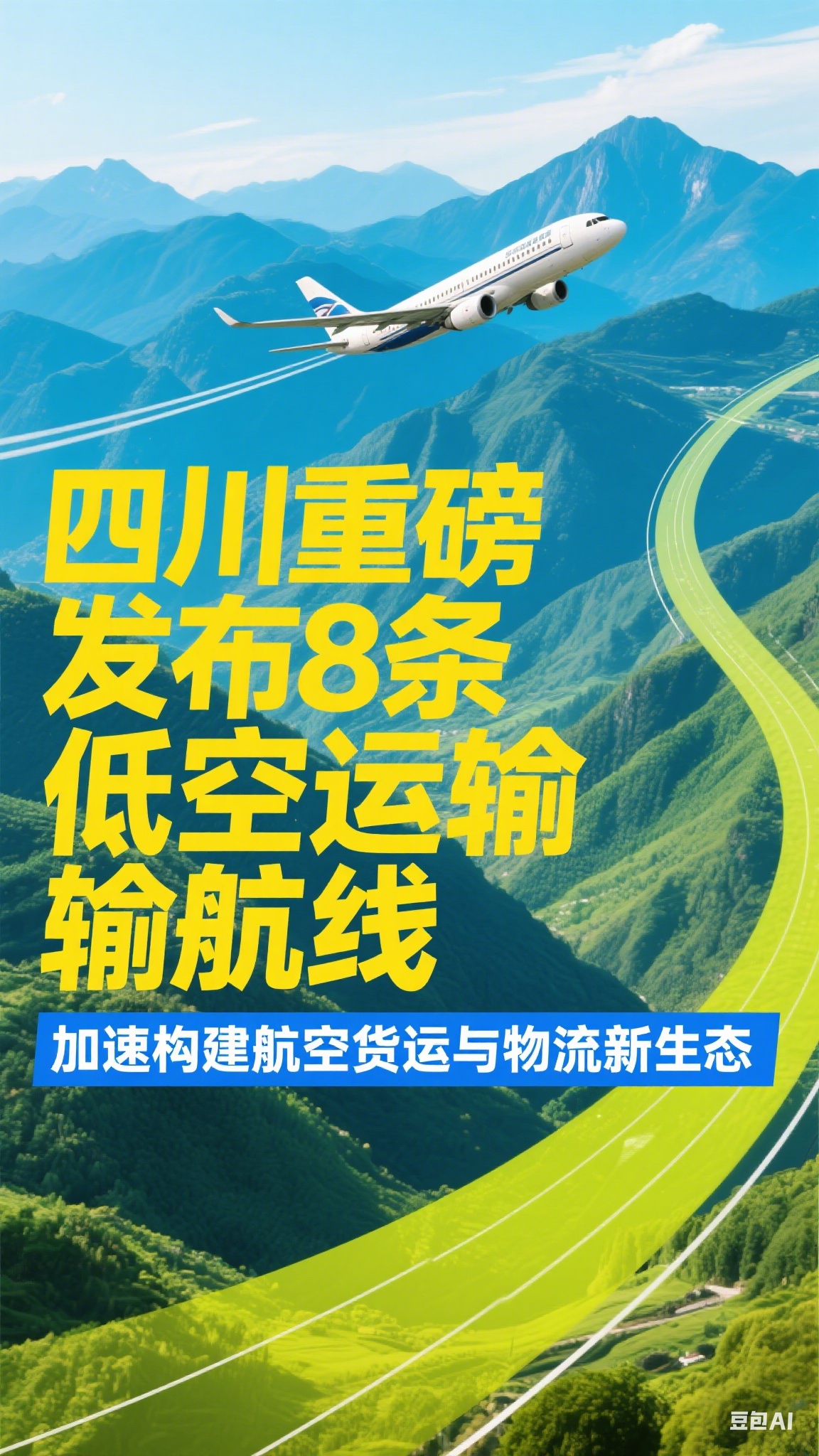 重磅消息!四川重磅发布8条低空运输航线 加速构建航空货运与物流新生态