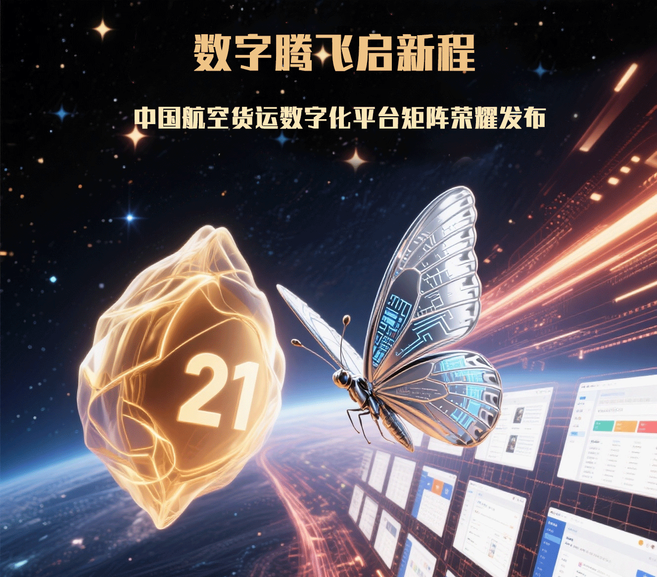 破茧成蝶廿一载 数字腾飞启新程   ——中国航空货运数字化平台矩阵盛大上线