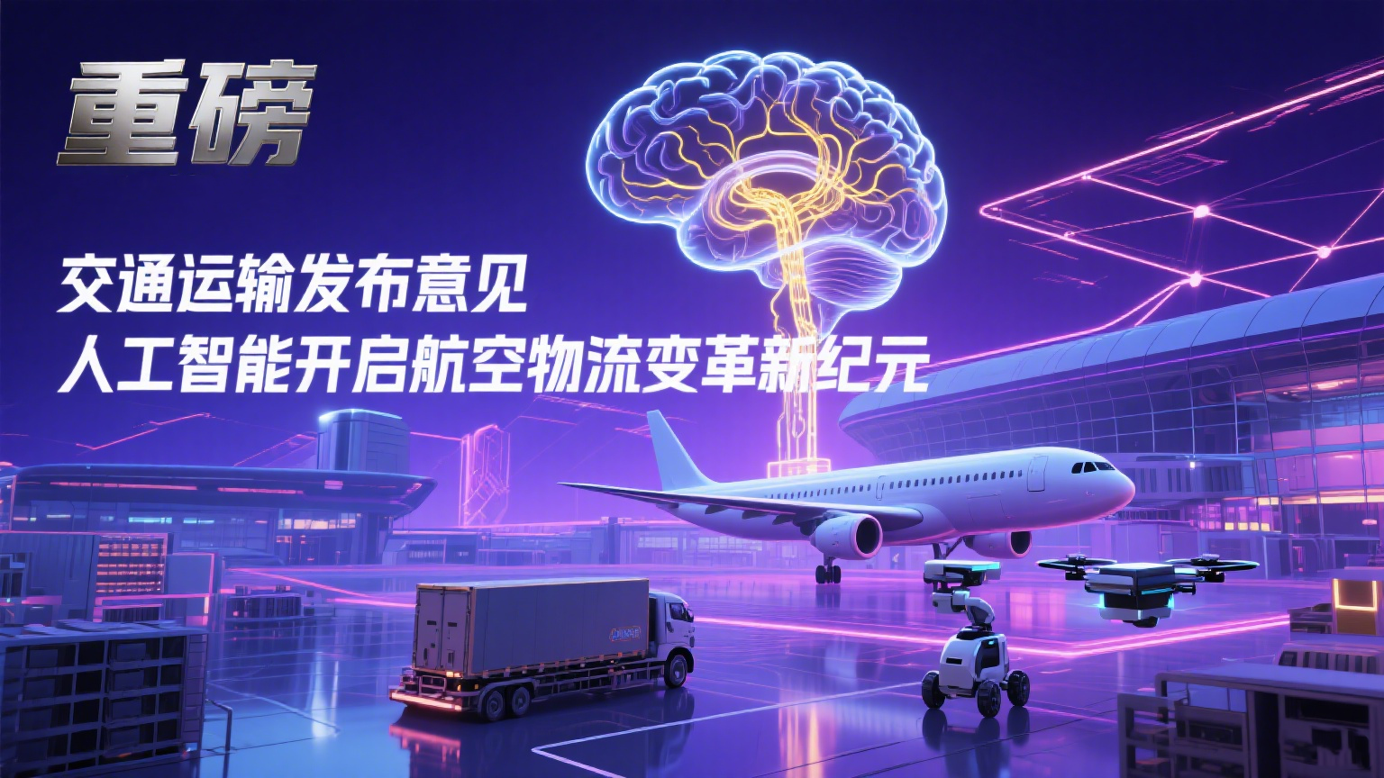 重磅!交通运输部发布意见,人工智能开启航空物流变革新纪元