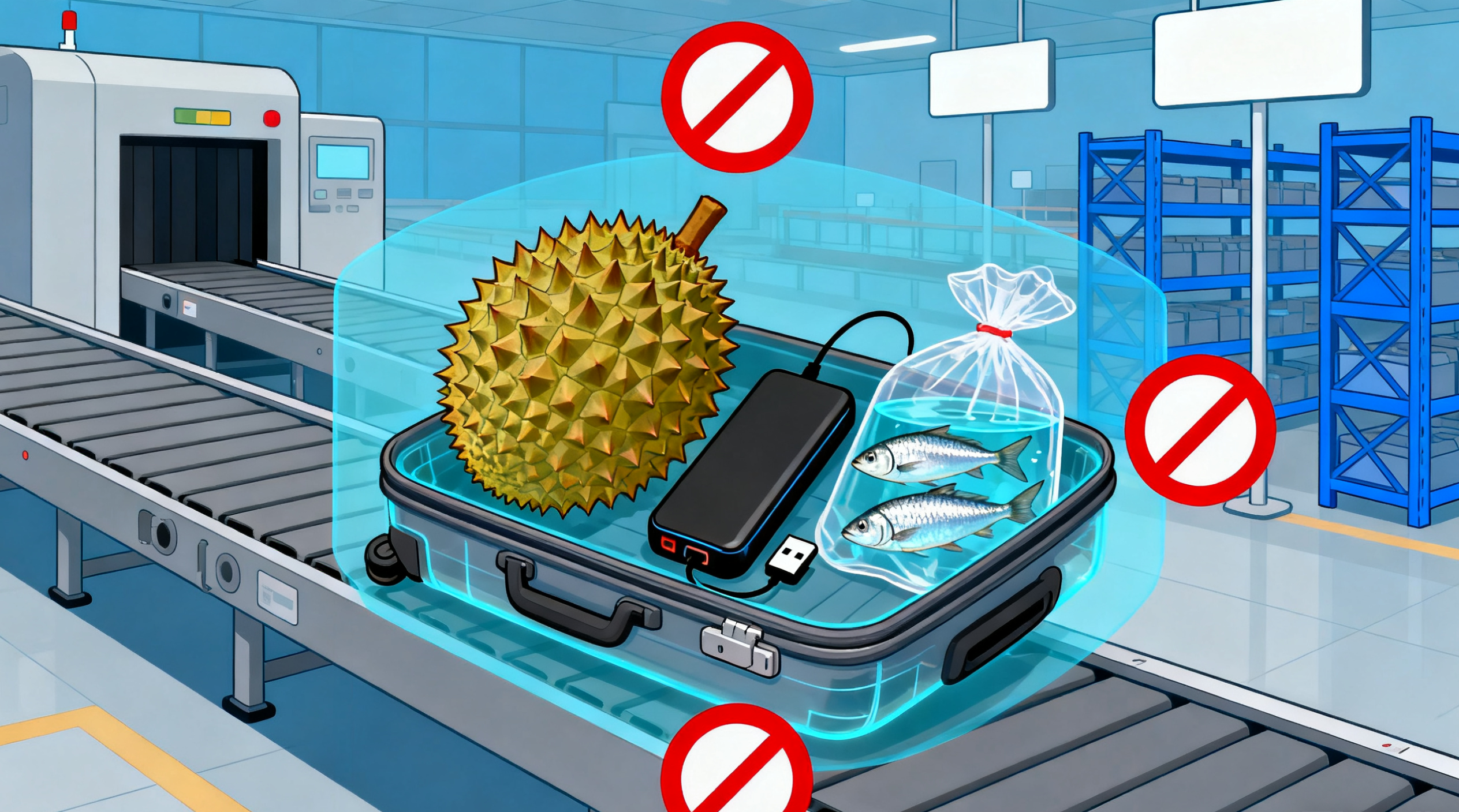 航空货运惊现"违禁品天团":从榴莲到活禽的奇幻之旅