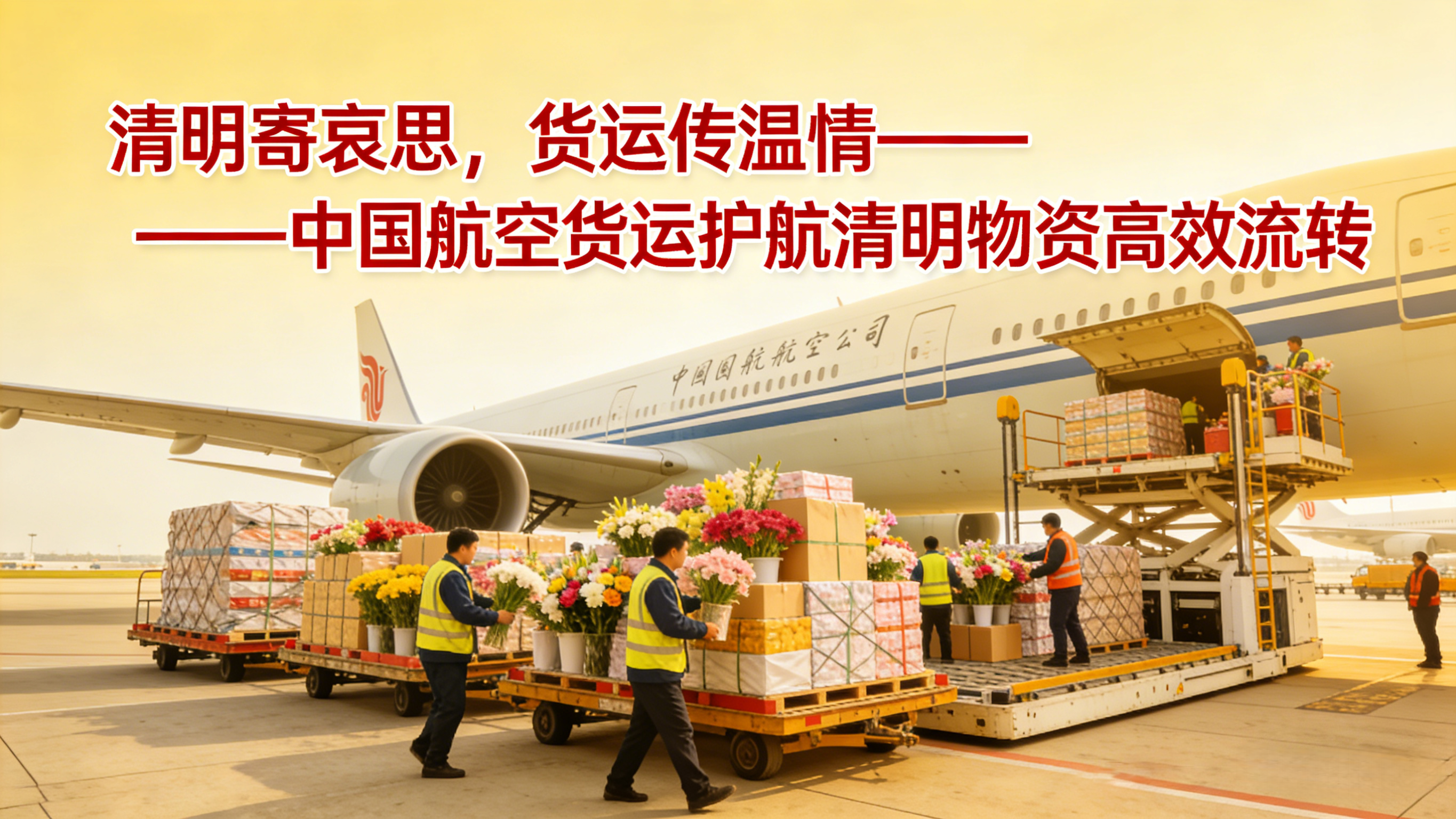 清明寄哀思，货运传温情——中国航空货运护航清明物资高效流转