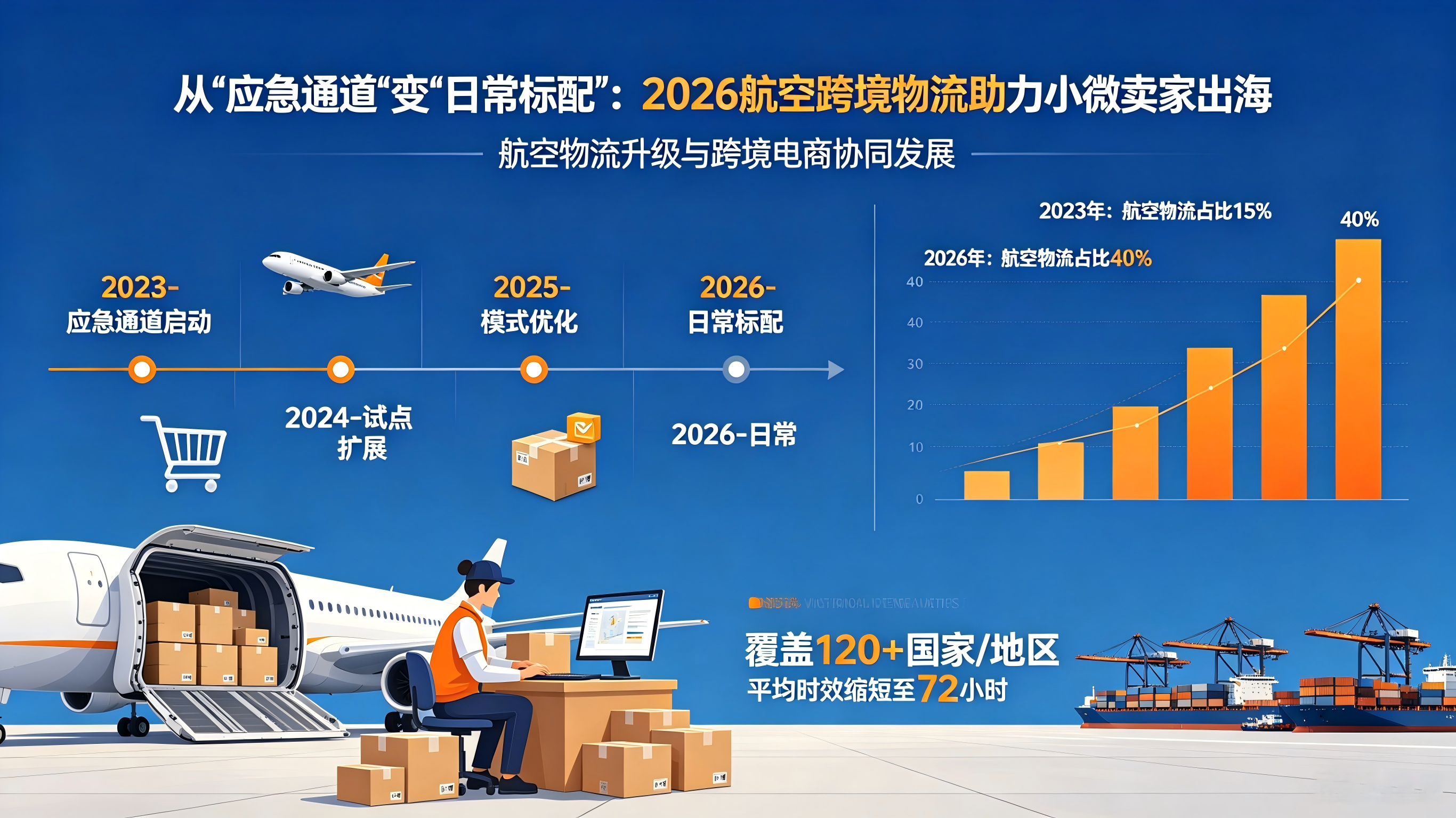 从“应急通道”变“日常标配”：2026航空跨境物流助力小微卖家出海